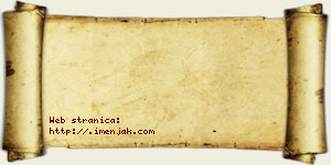 Žaklina Ugrina vizit kartica